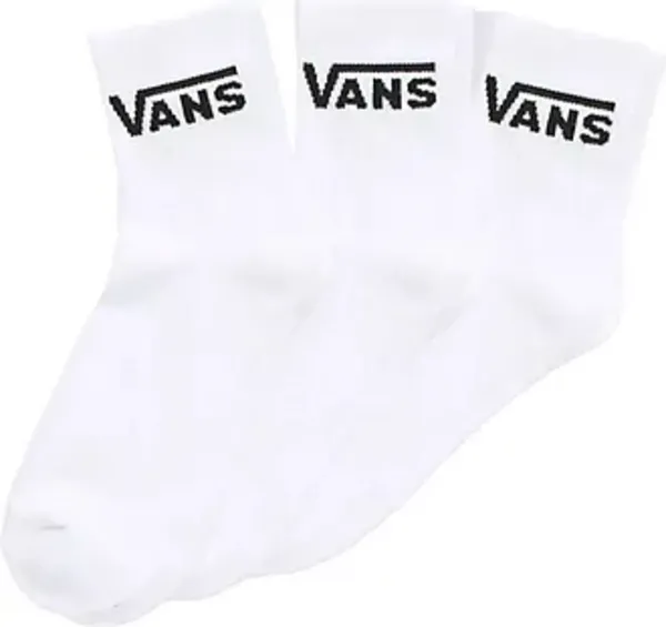 Image of Vans white & Black half crew sock 3 pack White & Black UK 4-7.5