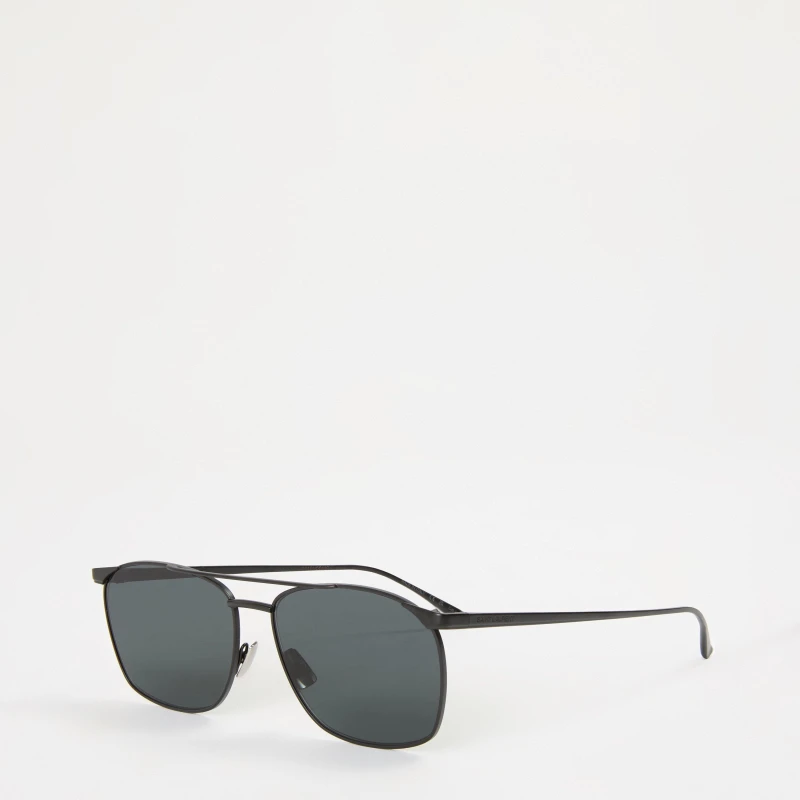 Image of Saint Laurent Mens Vincent Aviator Sunglasses Black male One Size