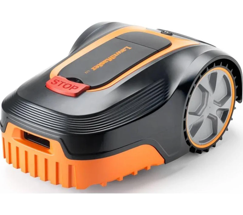 Image of LAWNMASTER L12-01 Robotic Lawn Mower - Black & Orange 6939349520228