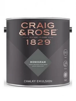 Image of Craig & Rose 1829 Monogram Chalky Emulsion Paint - Sample Pot 50Ml