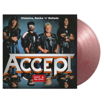 Image of Accept - Classics, Rocks 'n' Ballads - Hot & Slow Silver & Red Marble Vinyl