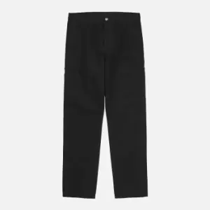 Image of Carhartt Wip Ruck Single Knee Pant, Black Rinsed, Male, Pants, I028624