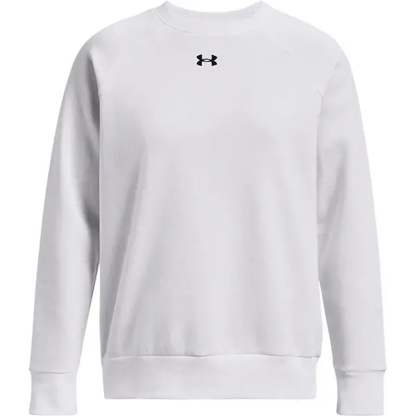 Image of Under Armour Rival Fleece Crew Crew Sweaters 10 (S) Grey 67590002350