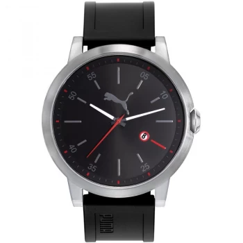 Image of Mens Puma PU10423 LIBERATED - silver Black red Watch