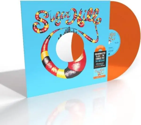 Image of Grandmaster Flash The Message - Orange Vinyl 40th Anniversary - Sealed 2022 UK 12" vinyl SHL117R