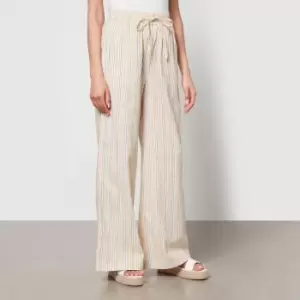 Image of Aligne Hillier Cotton-Poplin Wide-Leg Trousers - EU 36/UK 8
