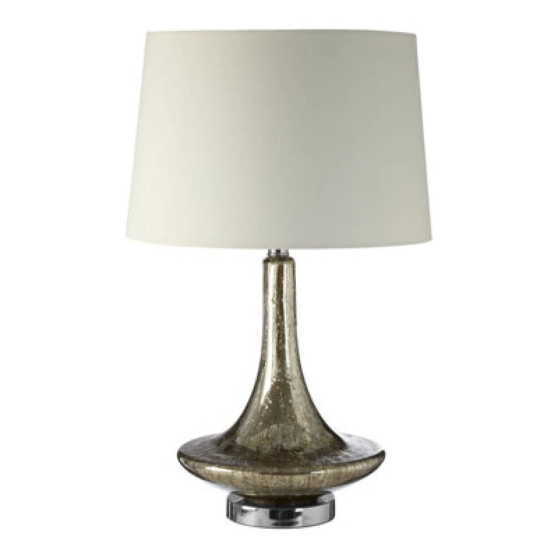 Image of Premier Housewares Interiors by Premier Mercury Table Lamp Silver