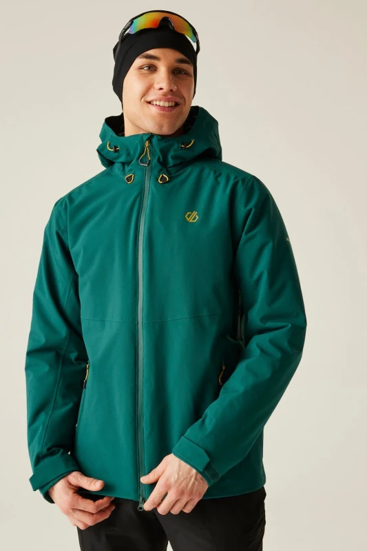 Image of Dare 2b Dare 2b Men Torrek Blazen Stretch Kinematic-Tech Waterproof Insulated Jacket in Teal Size: large Teal L Male 5063516173892