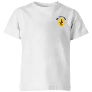 Image of Jurassic Park Amber Sample Embroidered Kids T-Shirt - White - 9-10 Years