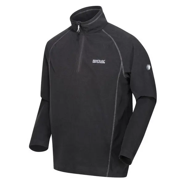 Image of Regatta Montes Overhead Half Zip Fleece - Black L