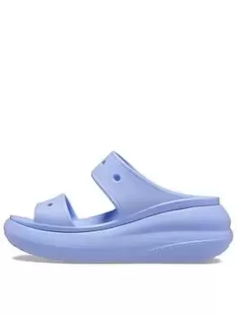 Image of Crocs Classic Crocs Crush Sandal - Moon Jelly, Purple, Size 6, Women