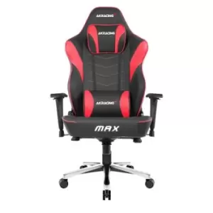Image of AKRacing MAX BK/RD PC gaming chair Upholstered padded seat Black Red