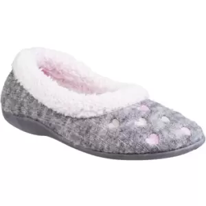 Image of Fleet & Foster Womens Alaska Slip On Fleece Lined Slippers UK Size 7 (EU 40)