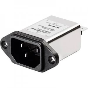 Image of Mains filter IEC socket 250 V AC 10 A 0.225 mH