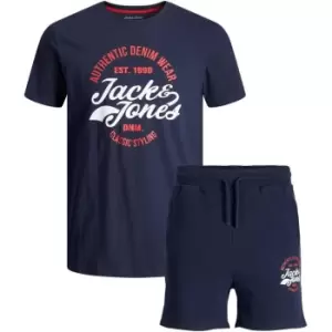 Image of Jack and Jones Jack & Jones T-Shirt And Shorts Set Junior - Blue