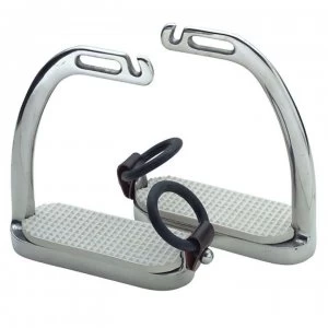 Image of Shires Fillis Peacock Stirrups - Silver