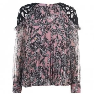 Image of Biba Snake Lace Top - Multi