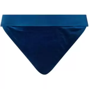 Image of Biba Velour bikini brief - Blue