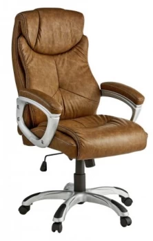 Image of X Rocker Executive Office Chair with Sound Brown