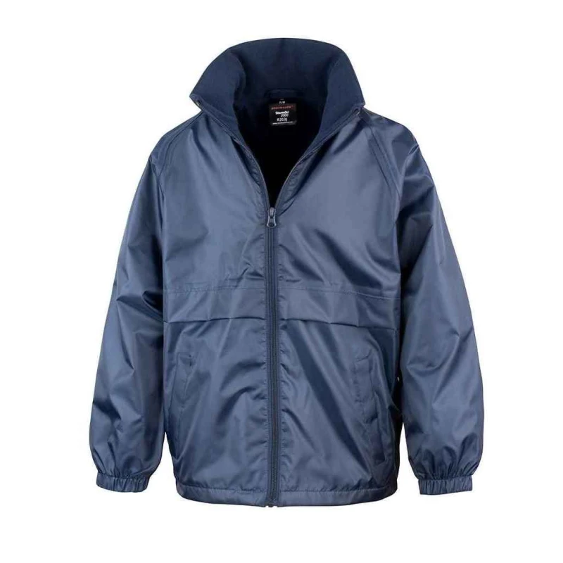 Image of Result Core Fleece Lined Jacket in Navy Size: 3-4 Years Navy Unisex 3-4 Years