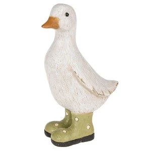 Image of David's Polka Dot Duck Green Ornament