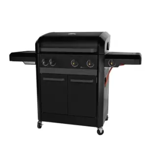 Image of Tower 67.5X91X57.5Cm Stealth Pro Four Burner Bbq W/ Burner Rotisserie And Cover - Black