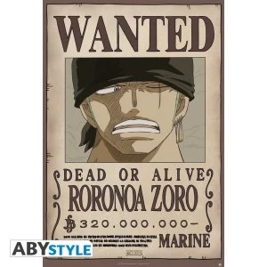 Image of One Piece - Wanted Zoro New Maxi Poster