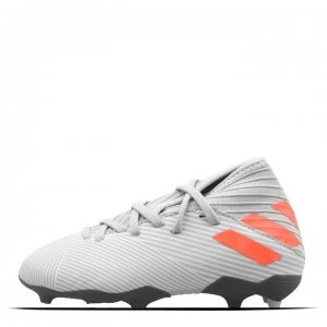 Image of adidas Nemeziz 19.3 Childrens FG Football Boots - Grey/Orange
