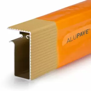 Image of Alupave Fireproof Flat Roof and Decking Side Gutter Sand - 3m