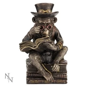 Image of Chimpanzee Scholar Figurine