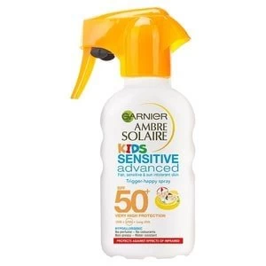 Image of Ambre Solaire Kids Sun Cream Trigger Spray SPF50+ 200ml