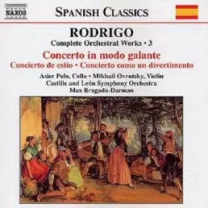 Image of Complete Orchestral Works Vol 3 Bragado-darman by Joaquin Rodrigo CD Album