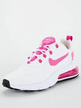 Image of Nike Air Max 270 React - White/Pink