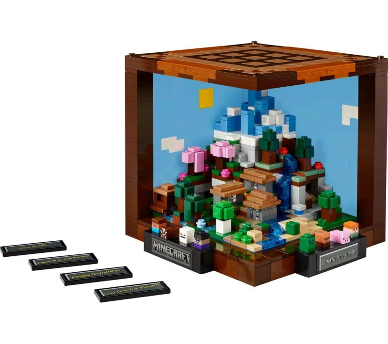 Image of LEGO LEGO Minecraft The Crafting Table model Set for Adults 21265