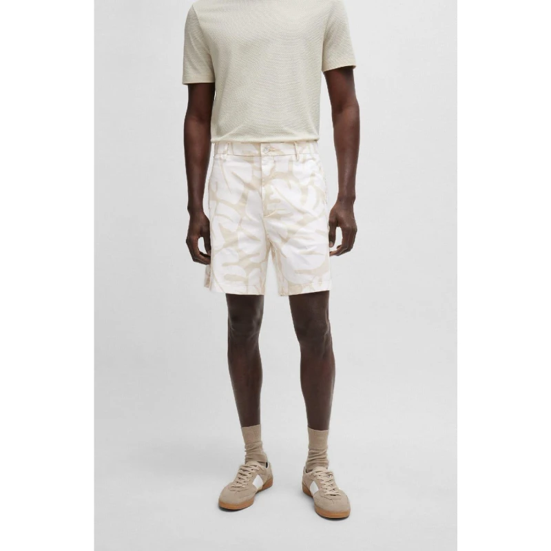 Image of Boss Karlos Shorts White male 32 inch