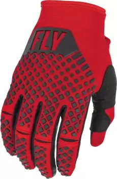 Image of Fly Racing Kinetic Motocross Gloves, black-red Size M black-red, Size M