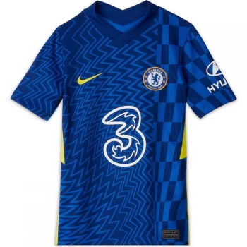 Image of Nike Chelsea Home Shirt 2021 2022 Junior - Blue