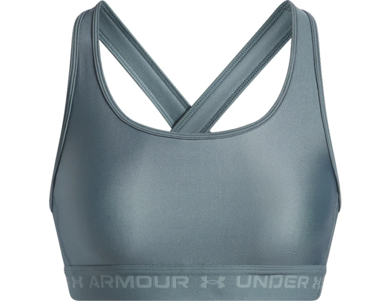Image of Under Armour Crossback Mid Sports Bra Women Blue C587 XS
