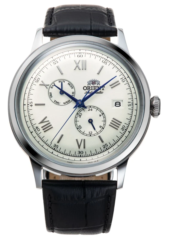 Image of Orient RA-AK0701S30B Bambino Classic Black Strap Watch - W2960