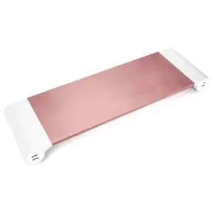 Image of Aquarius Aluminium Space-saving Desktop Organiser - Rose Gold