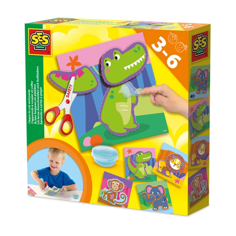 Image of SES Creative I Learn to Cut and Paste, 3 to 6 Years (14042) Multi