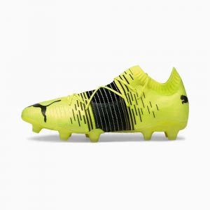 Image of PUMA Future Z 1.1 FG/AG Mens Football Boots, Yellow Alert/Black/White Size 12 Shoes