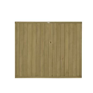 Image of Forest Garden Pressure Treated Tongue & Groove Vertical Fence Panel - 6 x 5ft Pack of 5