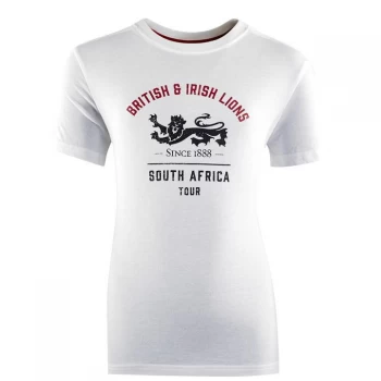 Image of Canterbury British and Irish Lions Graphic T Shirt Junior - White