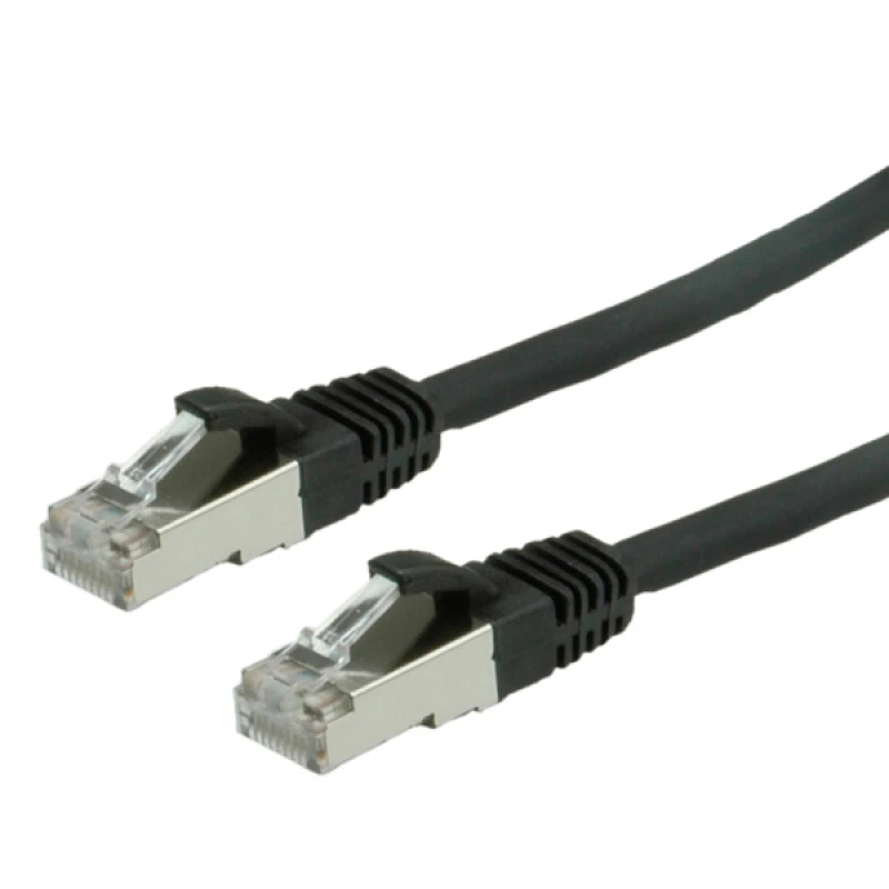 Image of Value S/FTP Patch Cord Cat.6. halogen-free. black. 1.5m