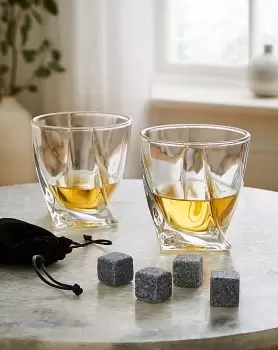 Image of Set of 2 Twisted Glasses