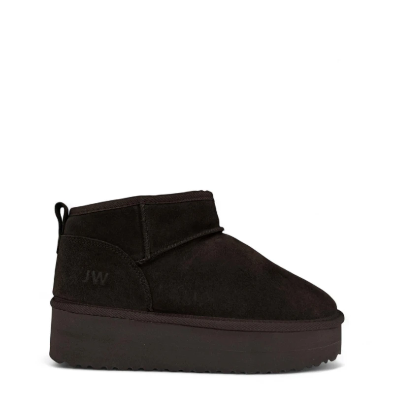 Image of Jack Wills Platform Snug Boots Womens Chocolate female 5 (38)