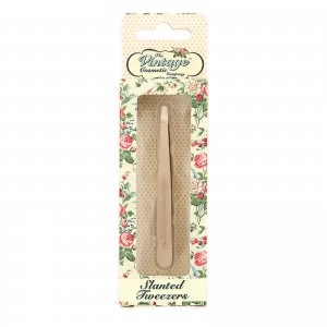 Image of The Vintage Cosmetic Company Slanted Tweezers - Rose Gold