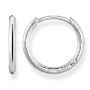 Image of THOMAS SABO Silver Small Hinged Hoop Earrings CR608-001-12