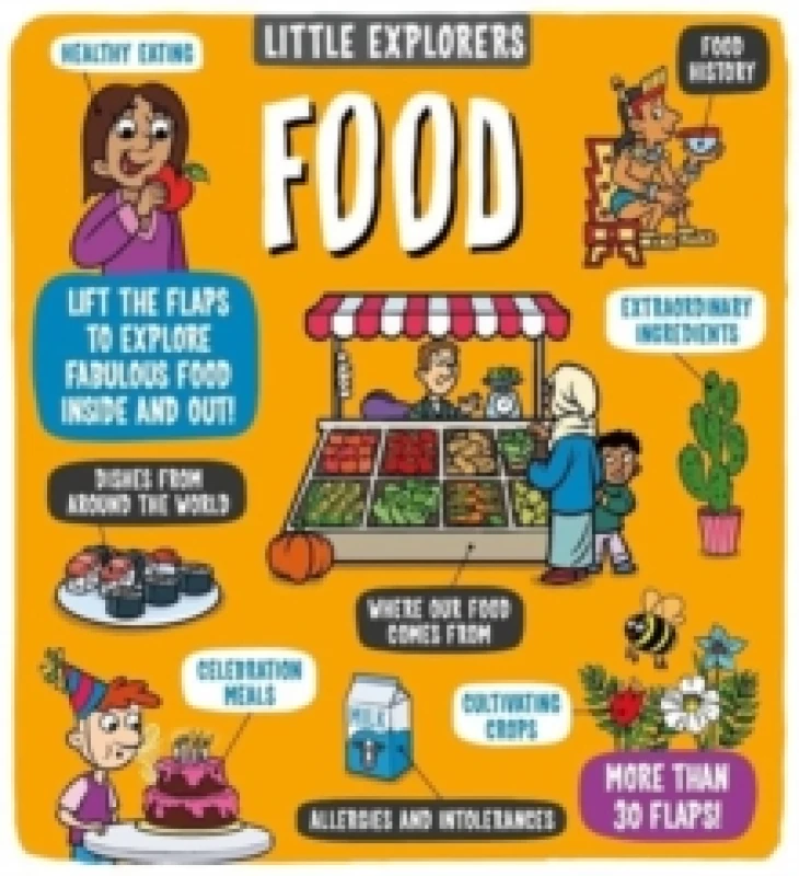 Image of Little Explorers: Food Board book